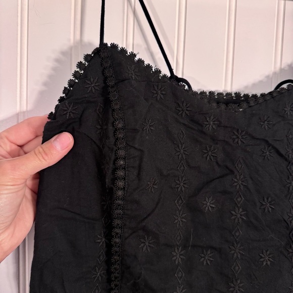 GAP Embroidered 100% Cotton Adjustable Strap Mini Dress NWT Women’s Size S - Picture 4 of 12